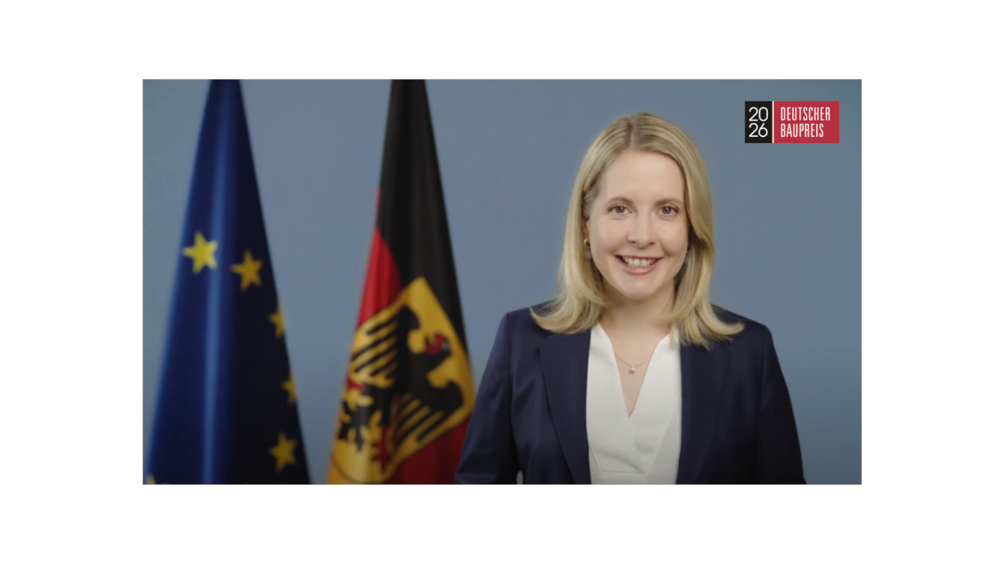 Deutscher Baupreis 2026 – Statement von Bundesministerin Verena Hubertz